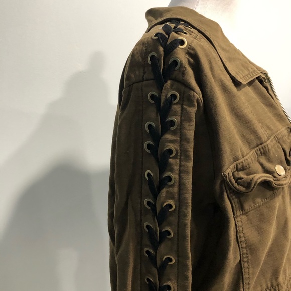 NWOT Free People Military Inspired Jacket Green - Picture 3 of 8